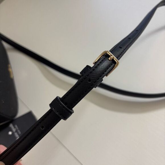 Kate spade Glimmer Oval Camera Bag black glitter new - Picture 11 of 13